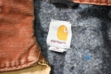 画像8: 13' Used Carhartt Blanket Lined Duck Detroit Jacket Brown (8)