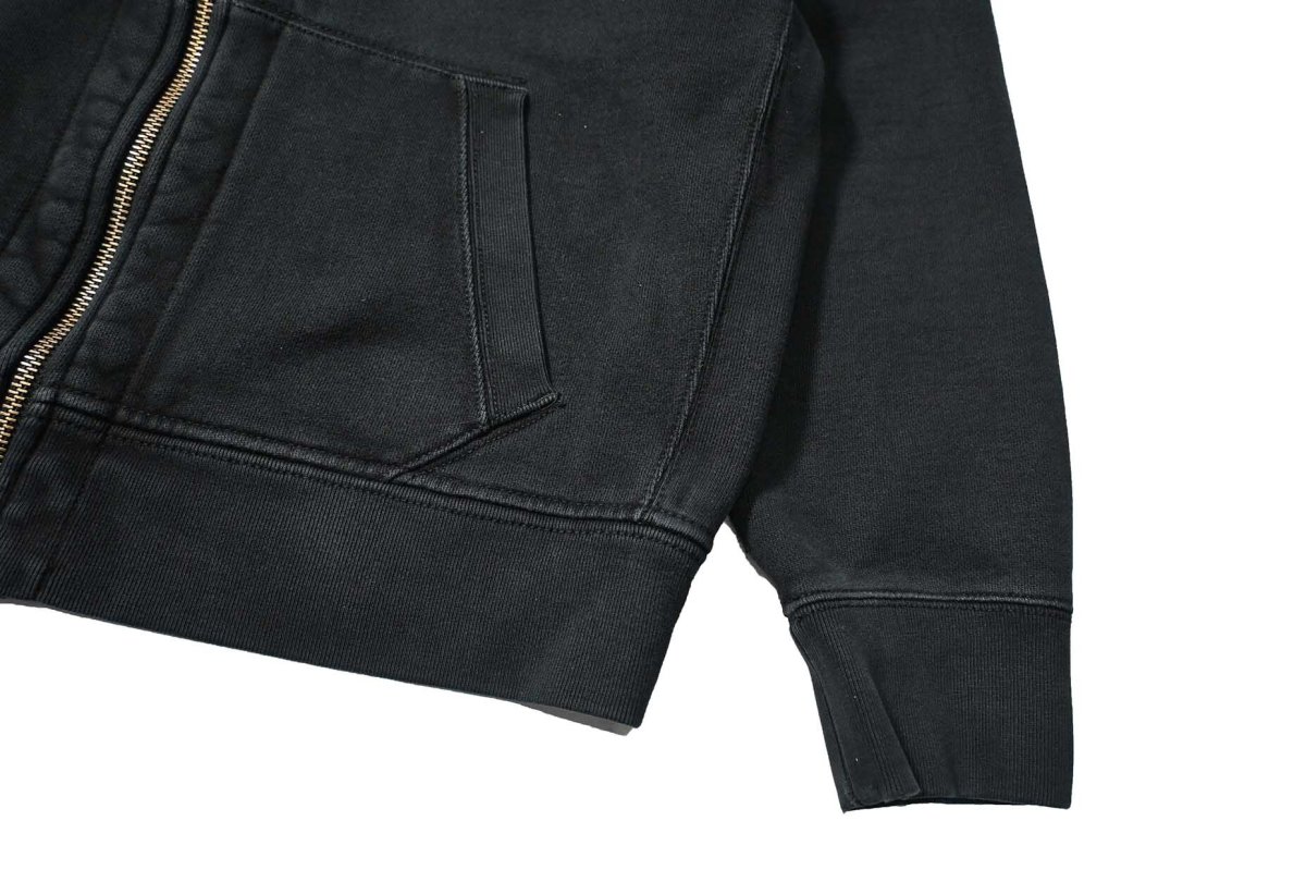 画像4: Used Polo Ralph Lauren Zip Sweat Hoodie Black ラルフローレン (4)