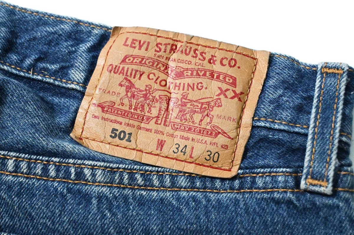 画像5: 02' Used Levi's 501 Denim Pants Cut Off made in USA リーバイス (5)