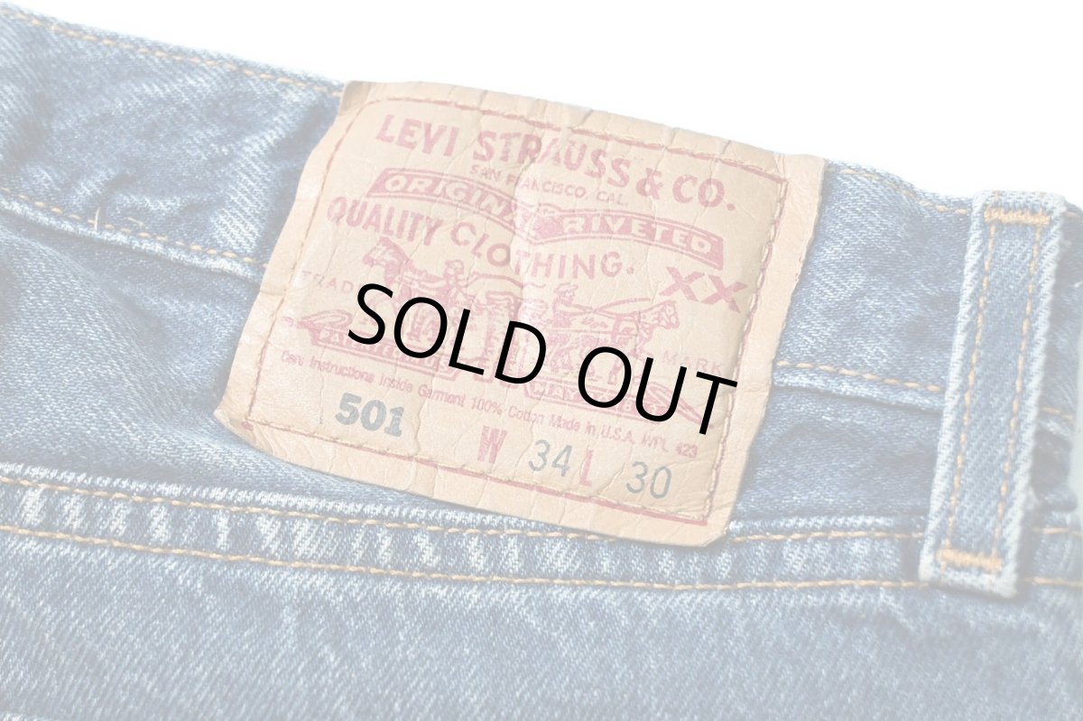 画像5: 02' Used Levi's 501 Denim Pants Cut Off made in USA リーバイス (5)