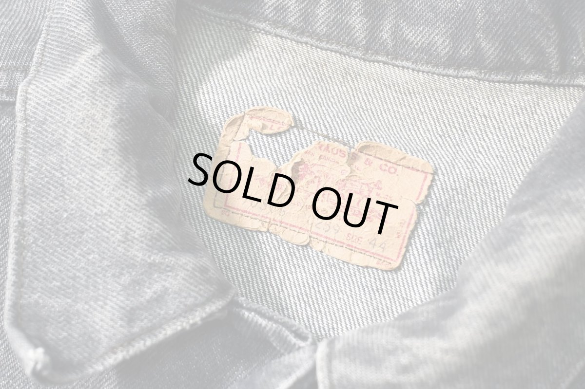 画像5: 80s Used Levi's 70506-0259 Denim Jacket Black made in USA 先染め (5)