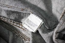 画像6: 80s Used Levi's 70506-0259 Denim Jacket Black made in USA 先染め (6)
