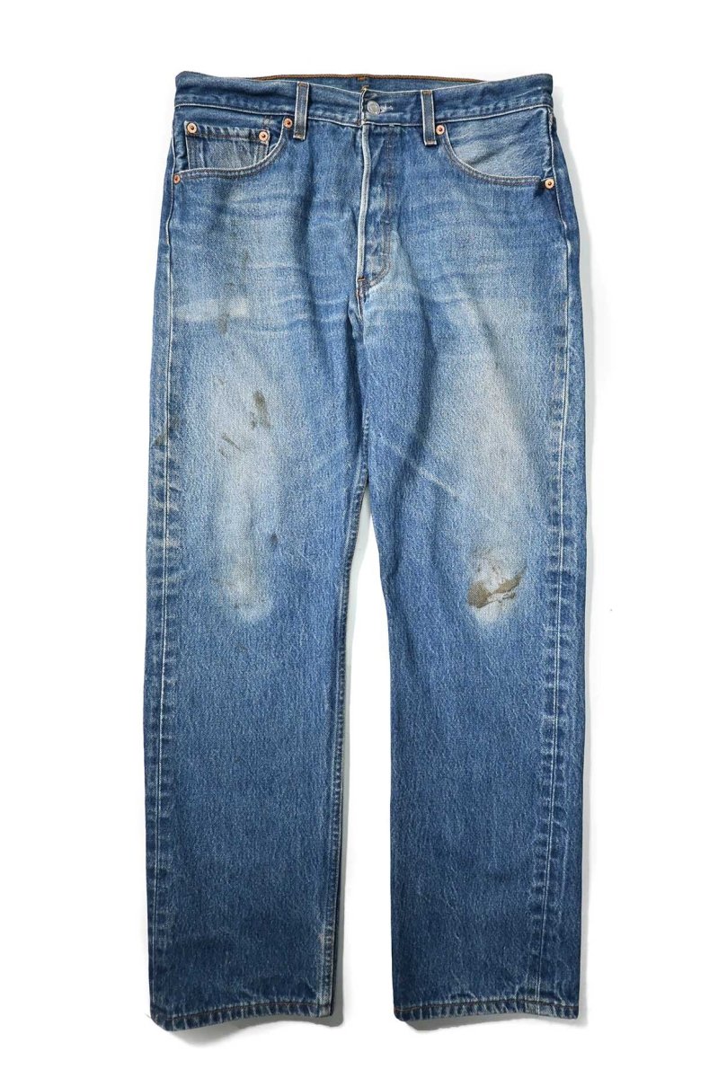 画像1: 00' Used Levi's 501 Denim Pants made in Mexico リーバイス (1)