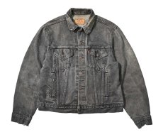 画像1: 80s Used Levi's 70506-0259 Denim Jacket Black made in USA 先染め (1)