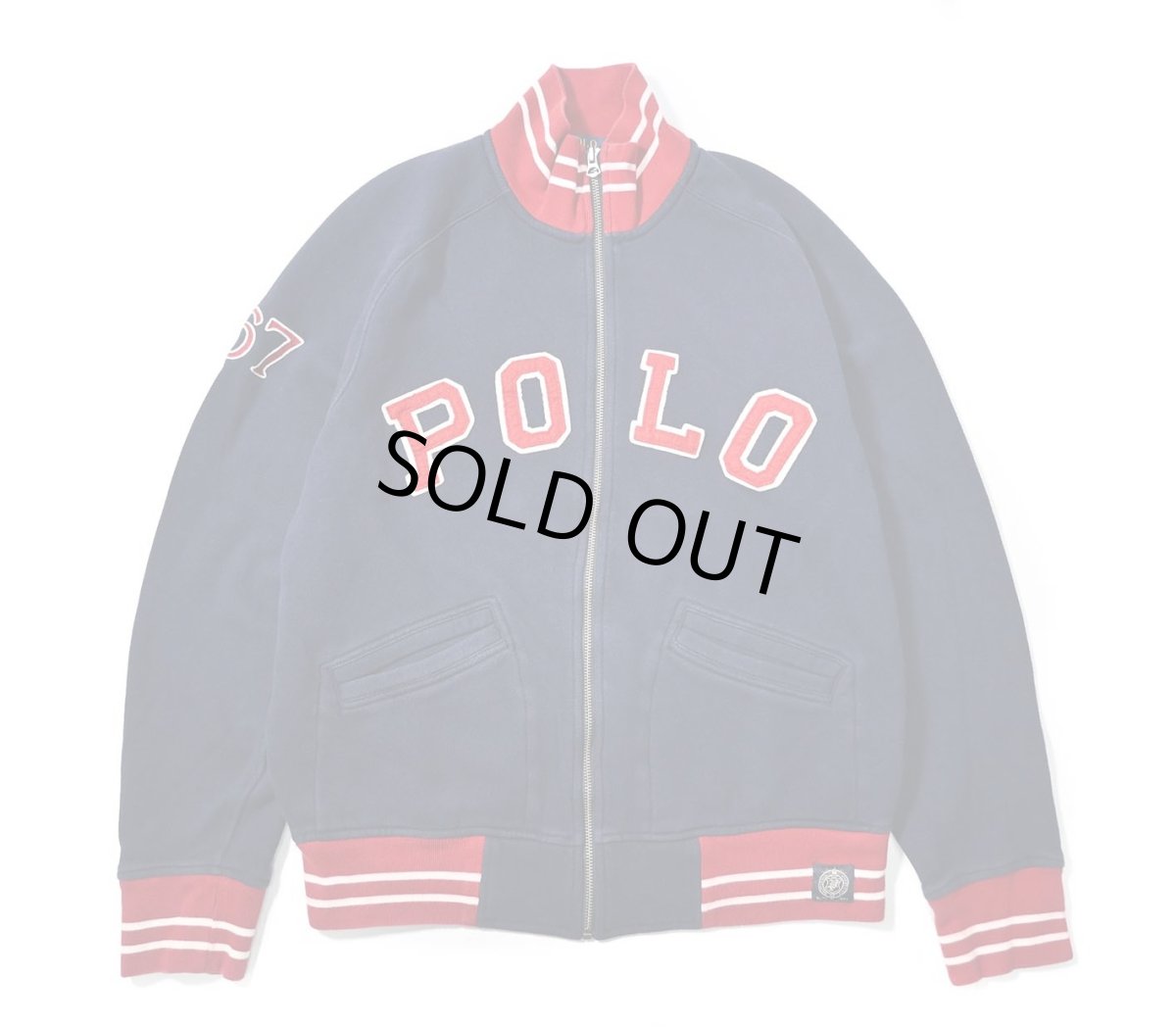 画像1: Used Polo Ralph Lauren Full Zip Sweat Shirt ラルフローレン (1)