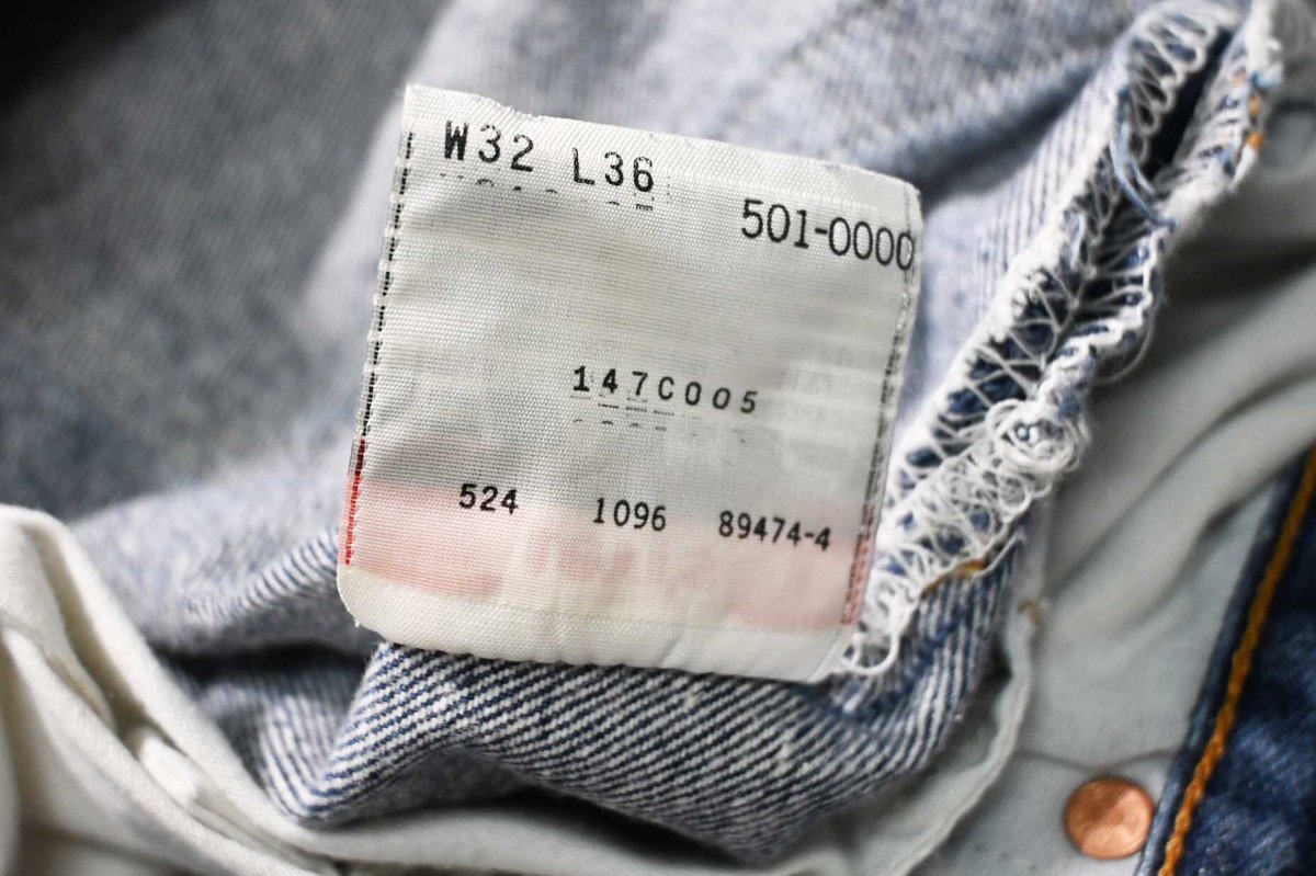 画像8: 96' Used Levi's 501 Denim Pants made in USA リーバイス (8)