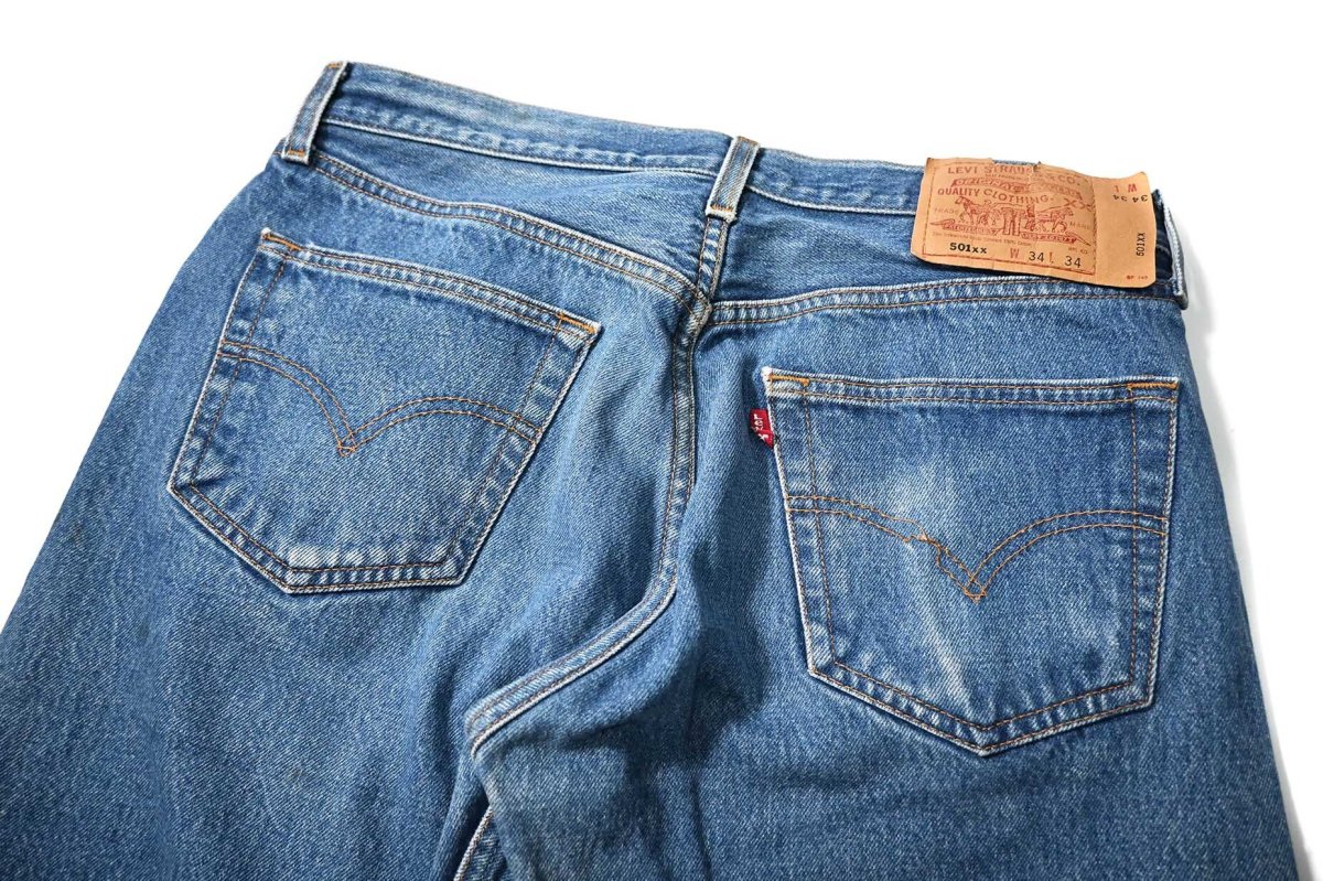 画像4: 00' Used Levi's 501 Denim Pants made in Mexico リーバイス (4)