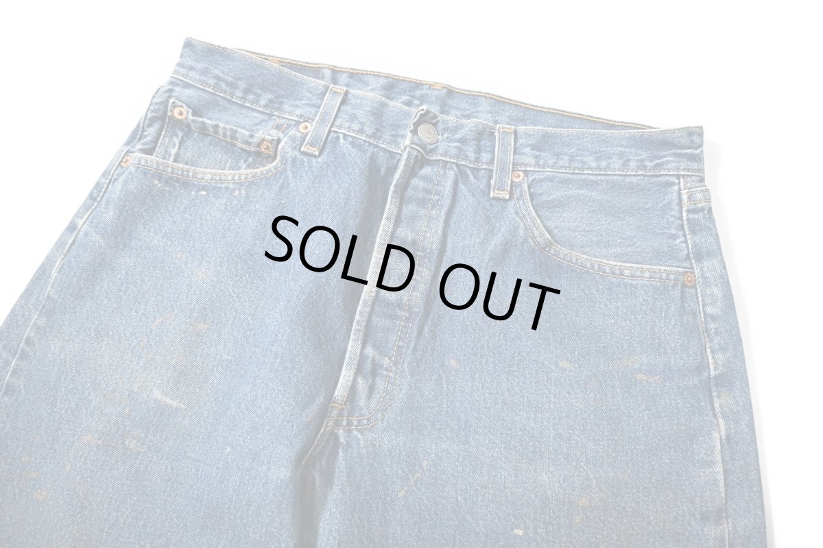 画像2: 02' Used Levi's 501 Denim Pants Cut Off made in USA リーバイス (2)