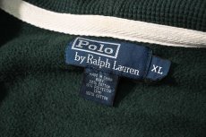画像4: 90-00s Used Polo Ralph Lauren Zip Sweat Hoodie Green ラルフローレン (4)