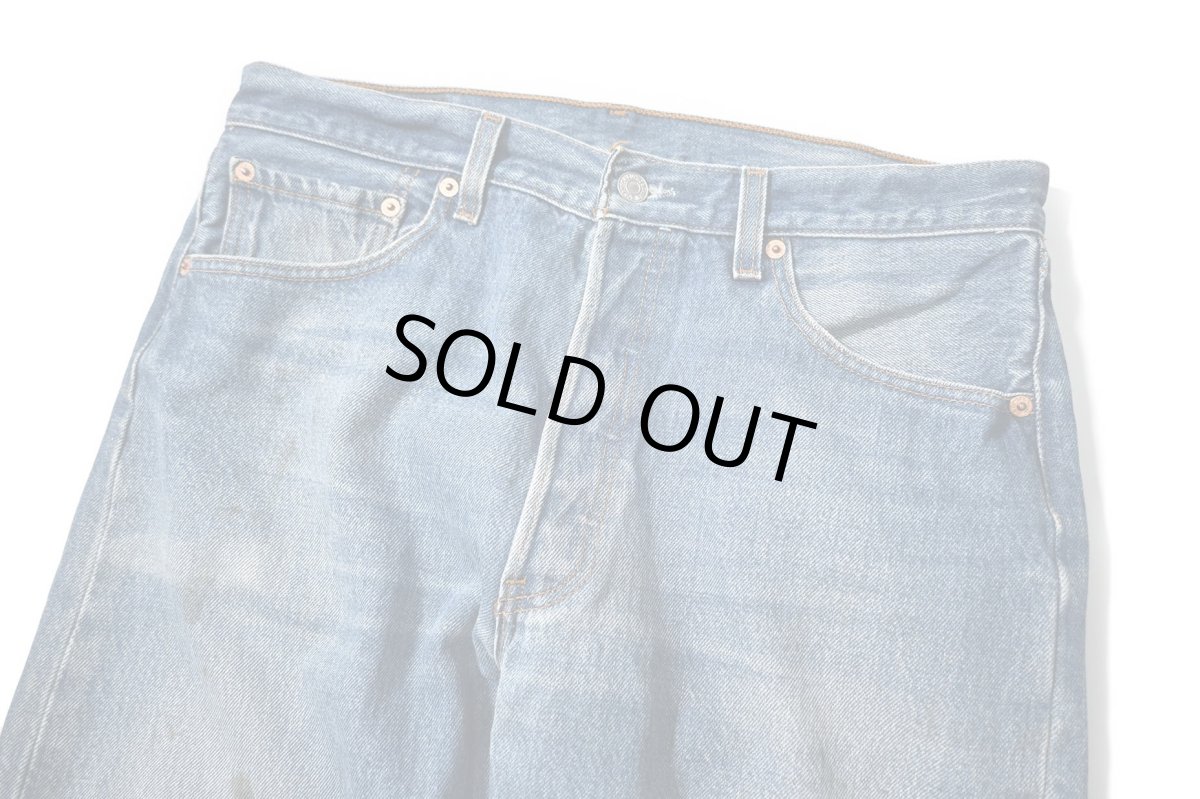 画像2: 00' Used Levi's 501 Denim Pants made in Mexico リーバイス (2)