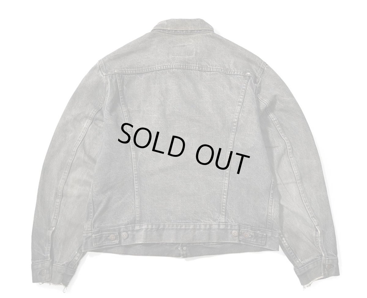 画像2: 80s Used Levi's 70506-0259 Denim Jacket Black made in USA 先染め (2)