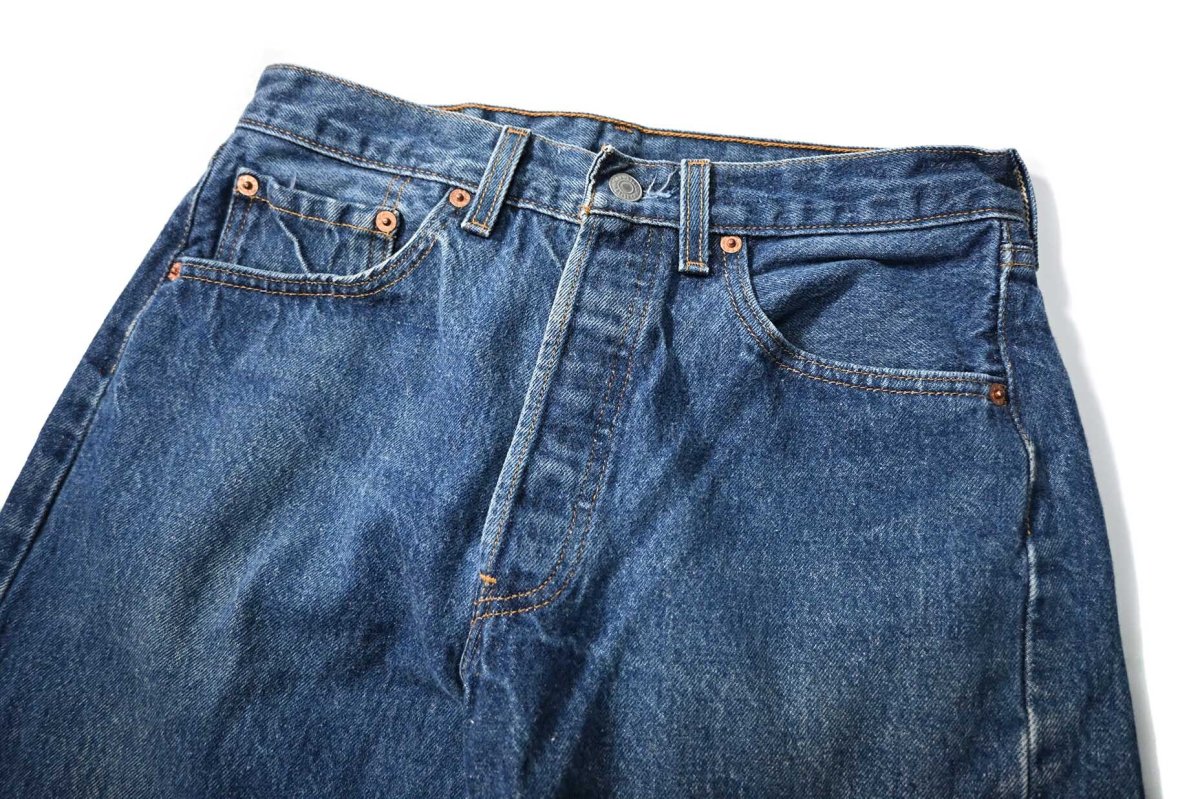 画像2: 96' Used Levi's 501 Denim Pants made in USA リーバイス (2)