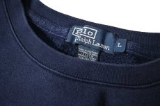 画像4: 90-00s Used Polo Ralph Lauren Sweat Shirt Navy ラルフローレン (4)