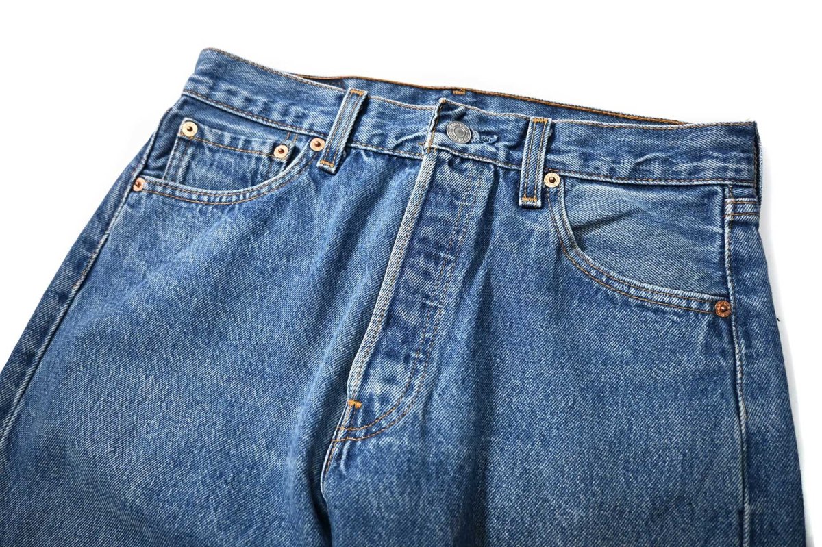 画像2: 98' Used Levi's 501 Denim Pants made in USA リーバイス (2)