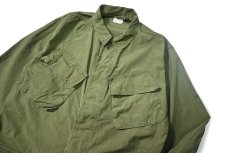画像3: 60s Used Us Military Non Rip Poplin Jungle Fatigue Jacket 3rd Type (3)