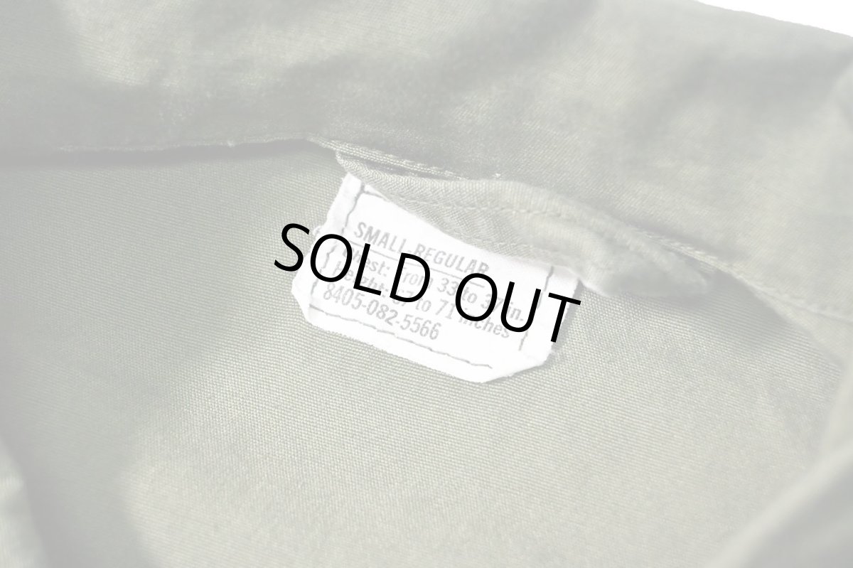 画像5: 60s Used Us Military Non Rip Poplin Jungle Fatigue Jacket 3rd Type (5)