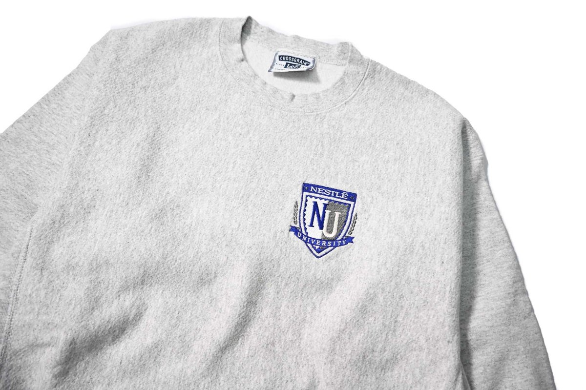 画像2: 90s Used Lee College Sweat Shirt "Nestle University" made in USA (2)