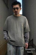 画像7: MOOJI MOOJI US Single Stitched T-Shirt Aged Olive Green (7)