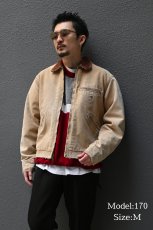 画像10: 13' Used Carhartt Blanket Lined Duck Detroit Jacket Brown (10)