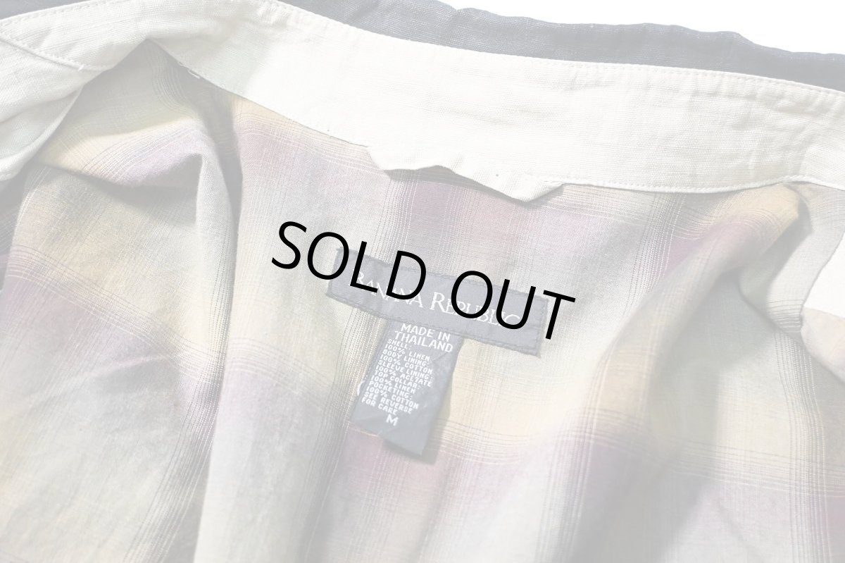 画像7: 00s Used Banana Republic Linen Soutien Collar Coat (7)