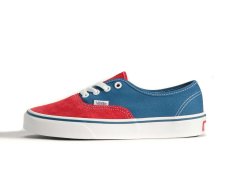 画像1: VANS Authentic Primary Racing Red Suede/Blue バンズ　 (1)