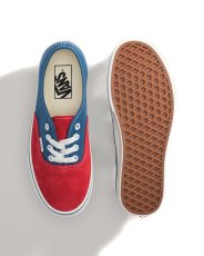画像3: VANS Authentic Primary Racing Red Suede/Blue バンズ　 (3)