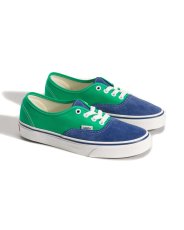 画像2: VANS Authentic Primary Navy Suede/Green バンズ　 (2)