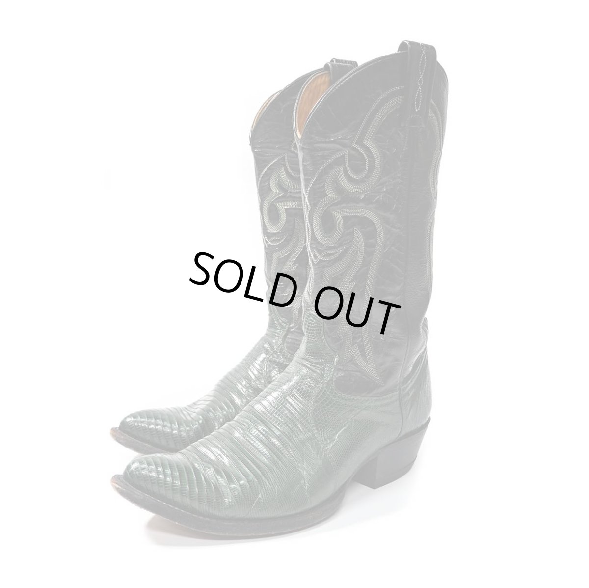 画像1: Used Tony Lama Western Boots (1)
