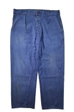 画像1: 70-80s Used H.ROQUETTE ET FILS French Work Twill Pants (1)