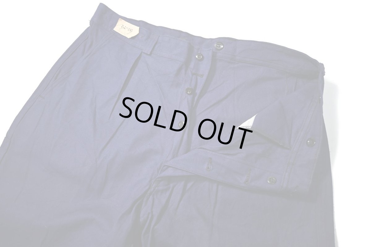画像5: 60s Deadstock S.N.C St James French Work Twill Pants (5)