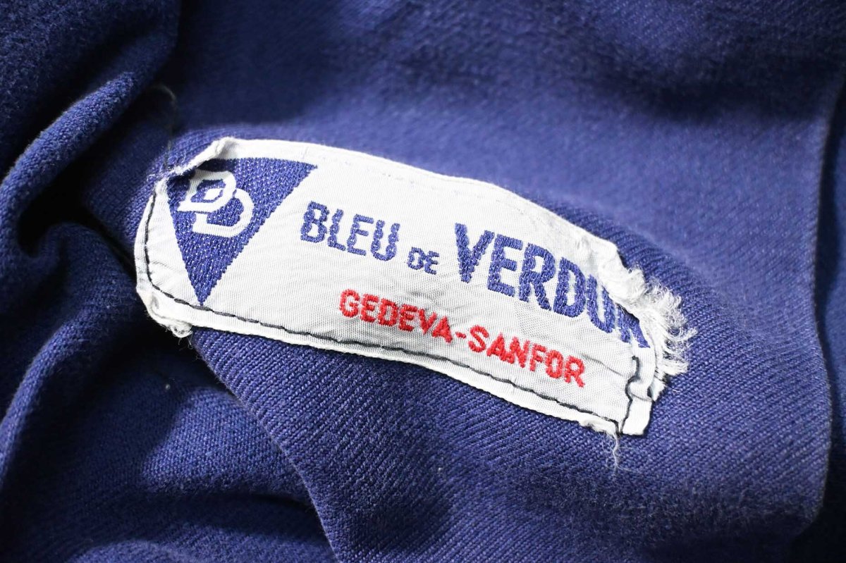 画像8: 60s Used BLEU DE VERDUN French Work Twill Pants (8)