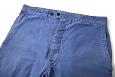 画像2: 60-70s Used French Work Twill Pants (2)