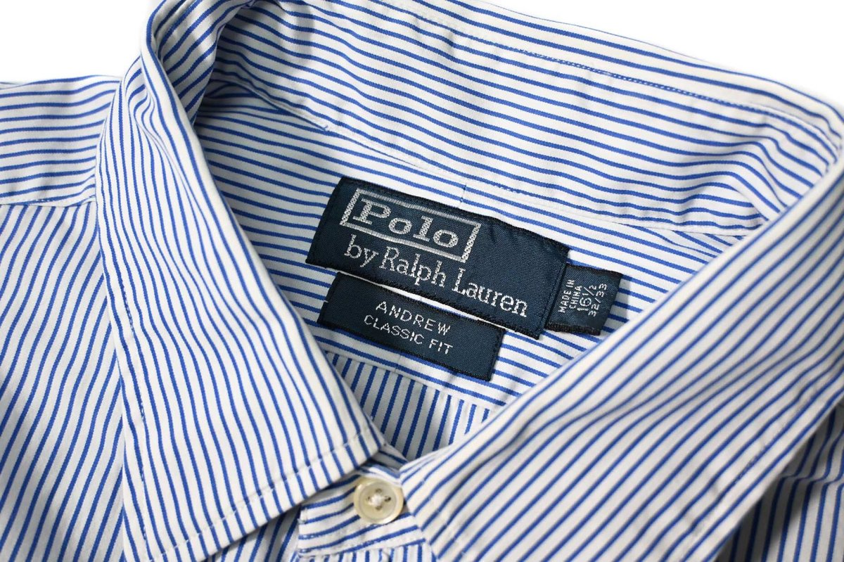 画像4: 90-00s Used Polo Ralph Lauren Stripe Shirt "Andrew,Classic Fit" (4)