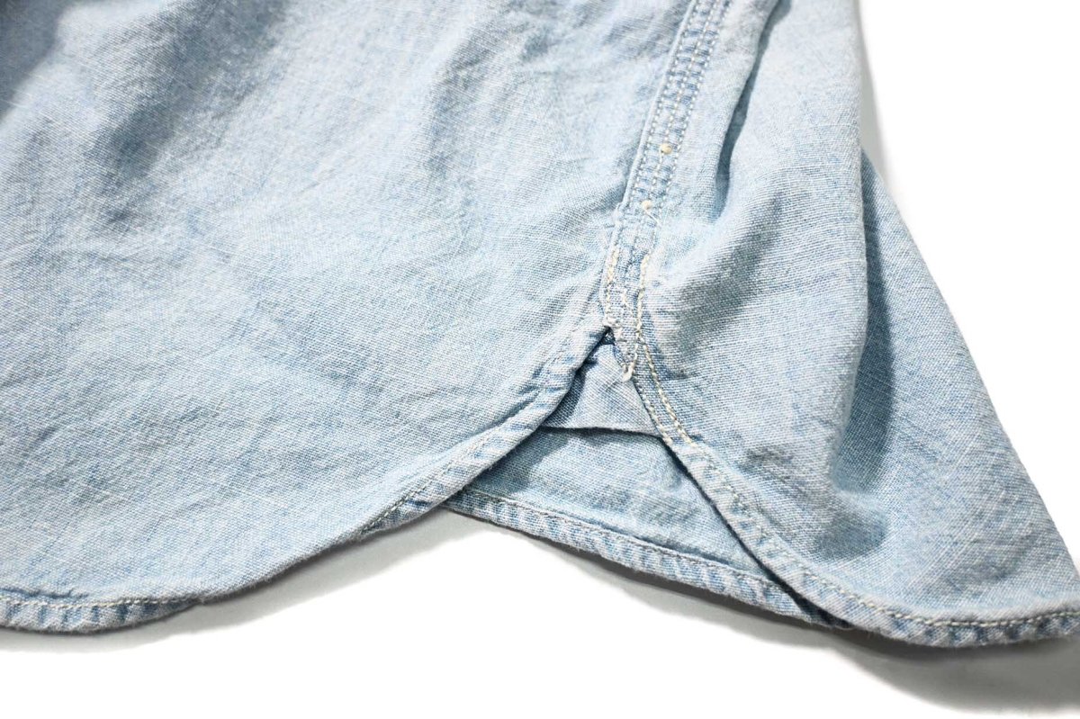 画像4: Used Polo Ralph Lauren Chambray Shirt (4)