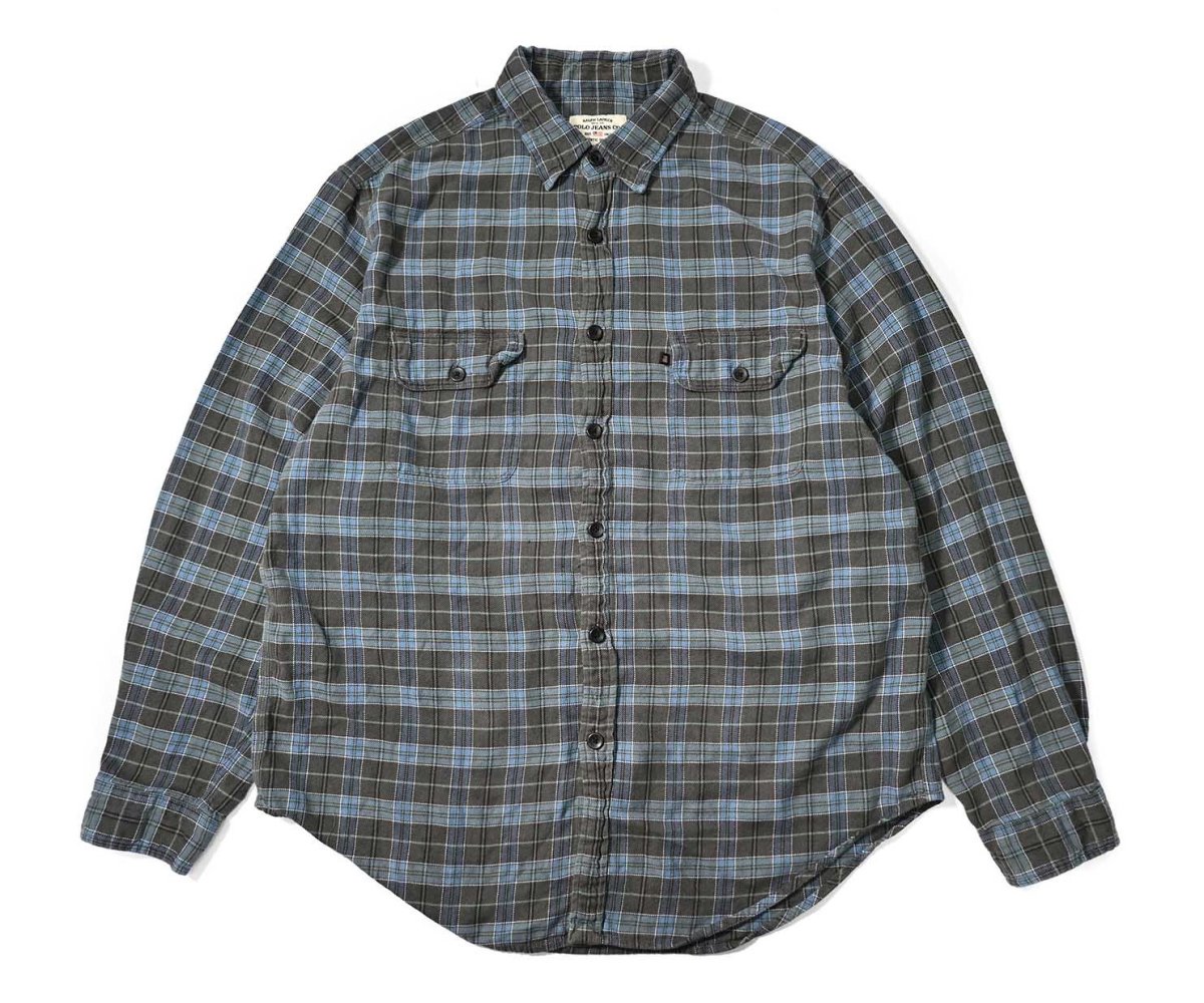 画像1: 90-00s Used Polo Jeans Co. Ralph Lauren Flannel Shirt (1)