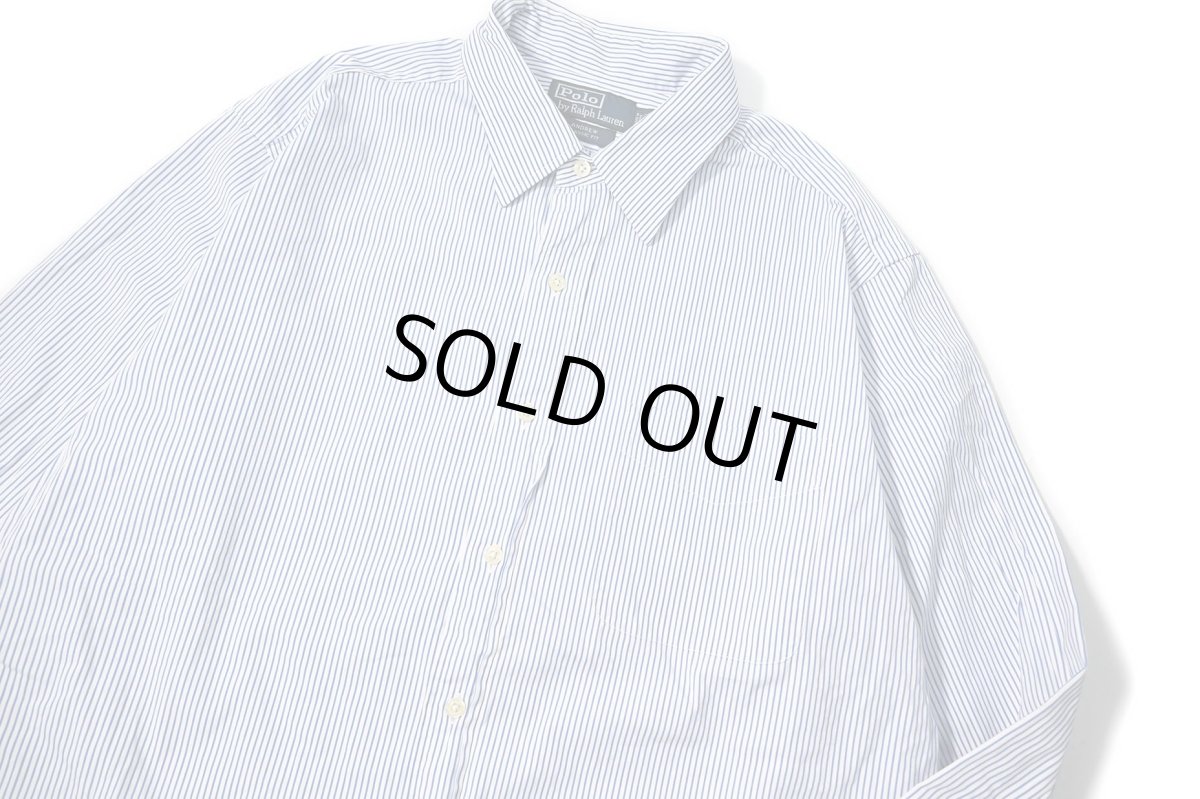 画像2: 90-00s Used Polo Ralph Lauren Stripe Shirt "Andrew,Classic Fit" (2)