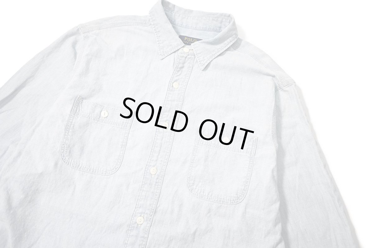 画像2: Used Polo Ralph Lauren Chambray Shirt (2)