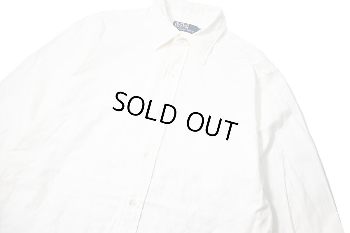 画像2: 90-00s Deadstock Polo Ralph Lauren Cotton/Cashmere Shirt (2)