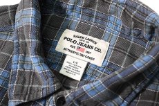 画像4: 90-00s Used Polo Jeans Co. Ralph Lauren Flannel Shirt (4)