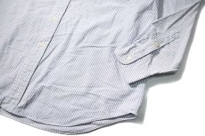 画像3: 90s Used Ralph Lauren Oxford Stripe B/D Shirt "Big Shirt" (3)