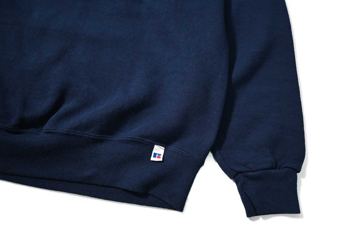 画像3: 90s Used Russell Athletic Blank Sweat Shirt Navy (3)