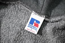 画像4: 90s Used Russell Athletic Blank Zip Sweat Hoodie Charcoal (4)