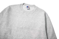 画像2: 90s Used Russell Athletic Blank Sweat Shirt Ash made in USA  (2)