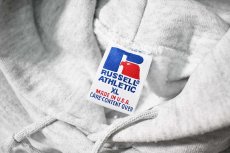 画像4: 90s Used Russell Athletic Blank Sweat Hoodie Ash made in USA (4)