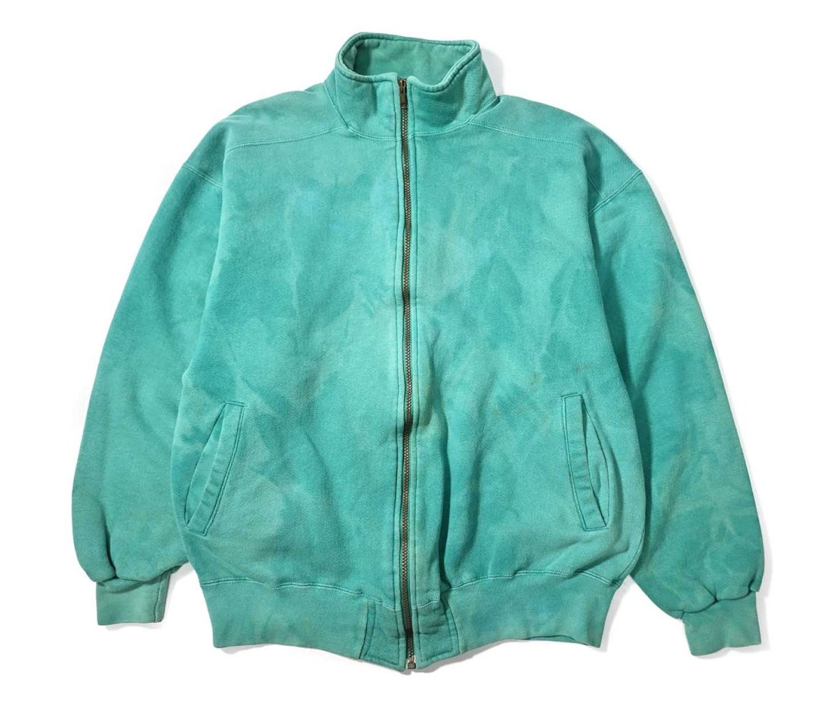 画像1: 90s Used L.L.Bean × Russell Athletic Blank  Zip Sweat Shirt made in USA (1)