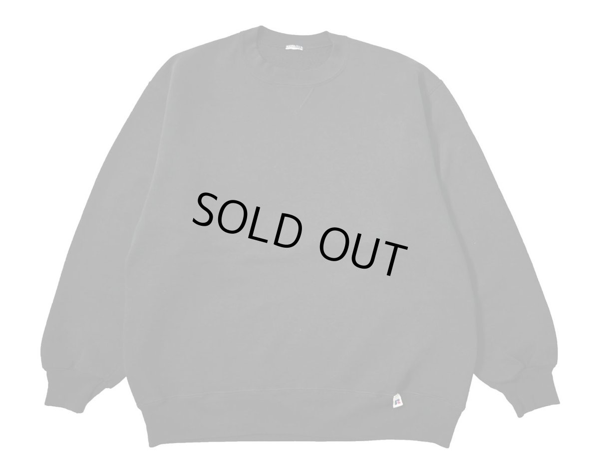 画像1: 90-00s Used Russell Athletic Blank Sweat Shirt Black (1)