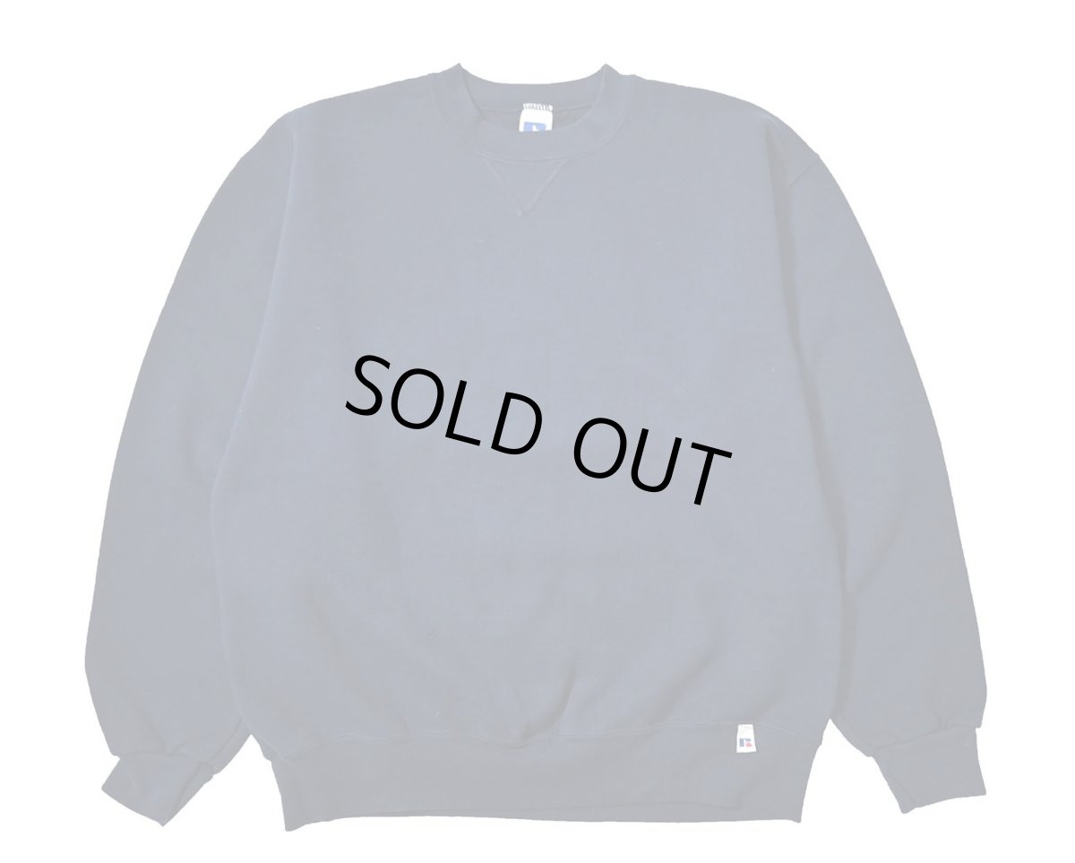 画像1: 90s Used Russell Athletic Blank Sweat Shirt Navy (1)