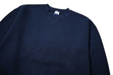 画像2: 90s Used Russell Athletic Blank Sweat Shirt Navy (2)