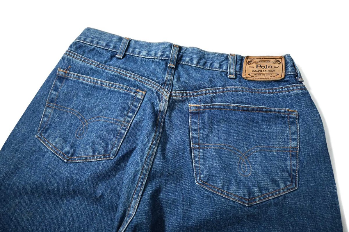 画像4: Used Polo Ralph Lauren Denim Pants made in USA ラルフローレン (4)