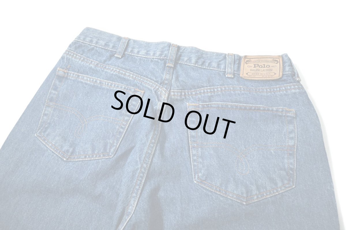 画像4: Used Polo Ralph Lauren Denim Pants made in USA ラルフローレン (4)